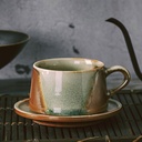 Ceasca Ceramica Kobe, cu toarta si farfurie, 250ml