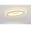 Lustra LED Illusion Circle,cu telecomanda, 100W, 2500lm, cu trei tipuri de lumina,intensitate reglabila