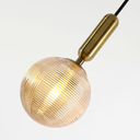 Lustra pe cablu Goldie Pendul, stil minimalist, auriu, E27, max 60W