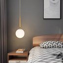Lustra pe cablu Shiny Glow, stil minimalist, auriu, E27, max 60W