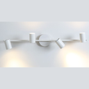 Aplica de perete cu LED, Nordic Simplicity, cu 4 becuri, 40W, bec GU10, alb