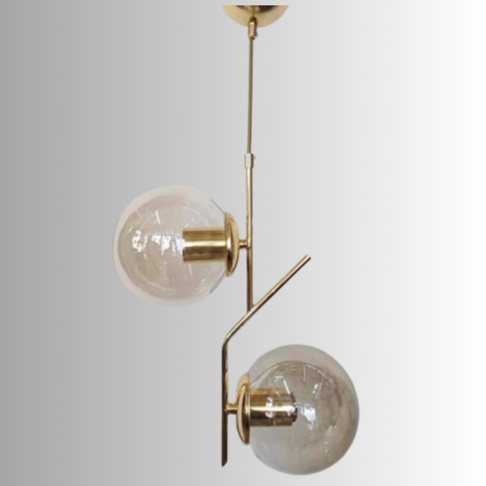 Lustra Lightning Globes, stil minimalist, auriu, E27, max 60W