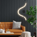 Aplica de perete cu LED, Musical Note, 16W, negru,cu trei tipuri de lumina