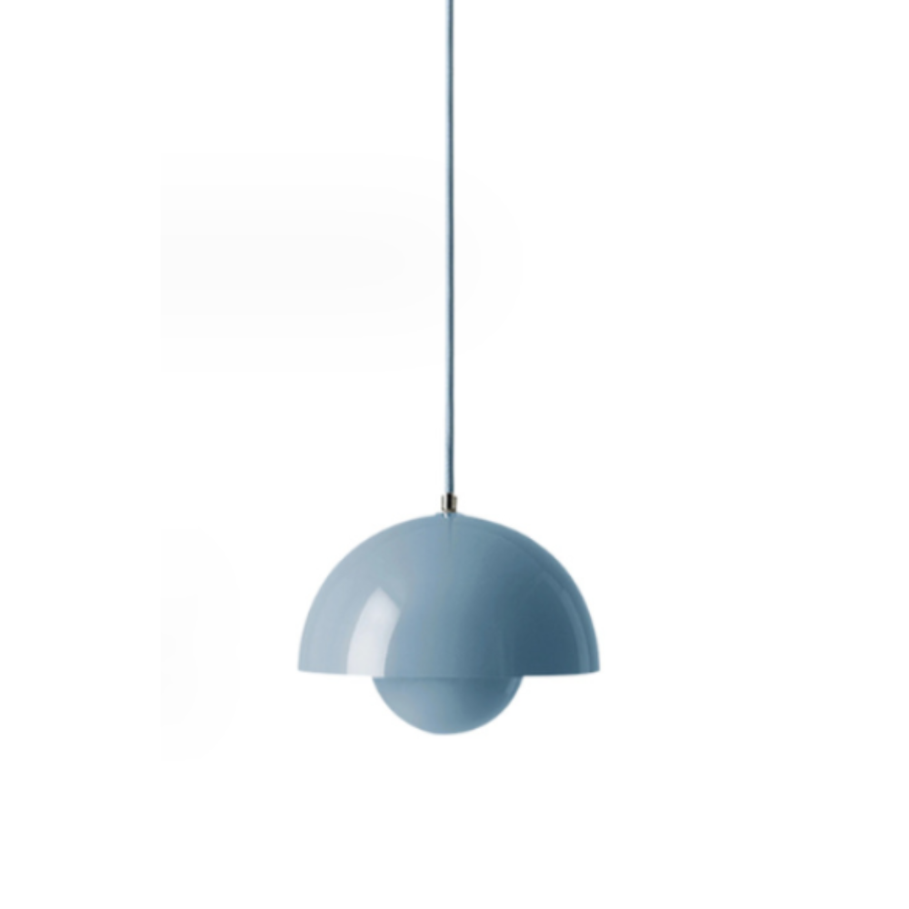Lustra pe cablu Creative Pendant, stil minimalist, albastru, E27, max 60W