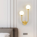 Aplica de perete Duo Glow, stil modern, E27, max60W,  auriu