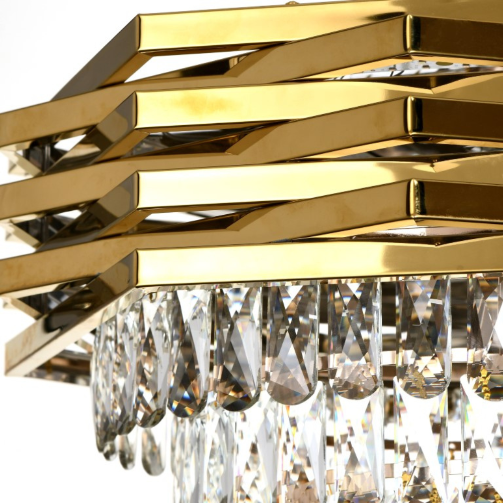 Candelabru Majestic Light, iluminat modern, E14, 1000x300, auriu