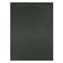 Cadita de baie Smooth Line Design, 120x90cm, din compozit, cu sifon, negru