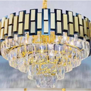 Candelabru Dazzling Crystal 500, iluminat modern, E14, auriu