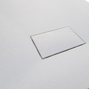 Cadita de baie Essential Modern, 80x80cm, din compozit, cu sifon, alb