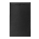 Cadita de baie Minimalist Oasis, 100x80cm, din compozit, cu sifon, negru