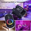 Dimmer banda led RGB cvu touch 12-24V cu telecomanda