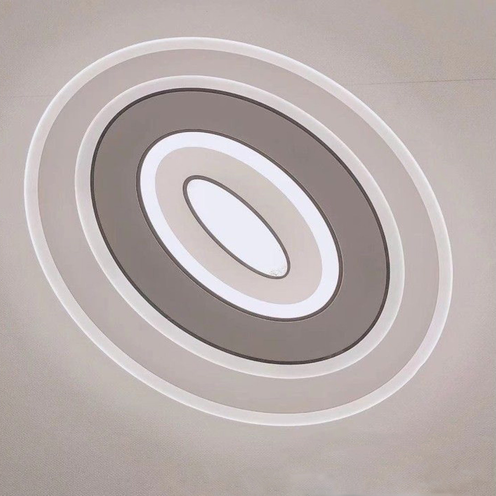 Lustra tip Led Illusion Circle,cu telecomanda, 100W, 2500lm, cu Trei modalitati de iluminare,Trei modalitati de iluminare