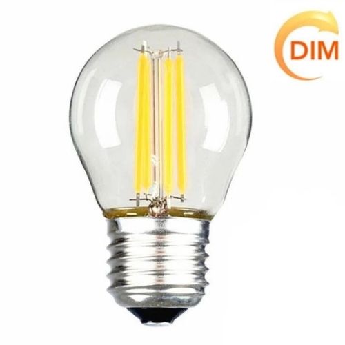 Bec LED de tip Filament Fsl Mini G45 E27 5W 470Lm Lumina Calda 2700 K Dimabil