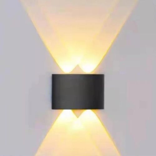 Aplica De Iluminat LED  4W, Neagra, Iluminat Exterior, 280Lm