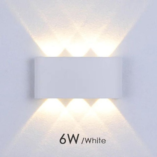 [1780/6WWH] Aplica De Iluminat LED  6W, Alba, Iluminat Exterior, 420Lm