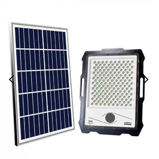 [PIN-A103T-200W] Corp tip Proiector Led cu Panou Solar, 200W, 72 Leduri cu Telecomanda