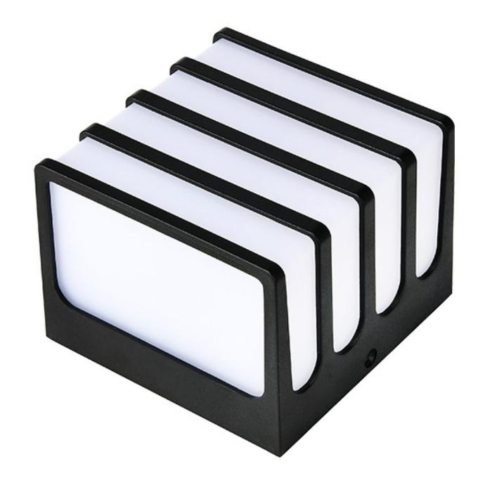 Corp Led Cube-G, 8W 770Lm, IP65 4200K Neagra