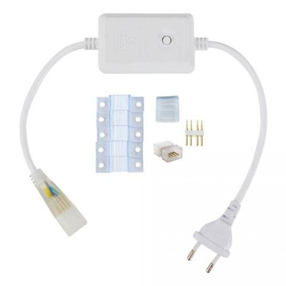 Cablu Alimentare Banda Neon Flex 6A RGB, 10mm, IP65