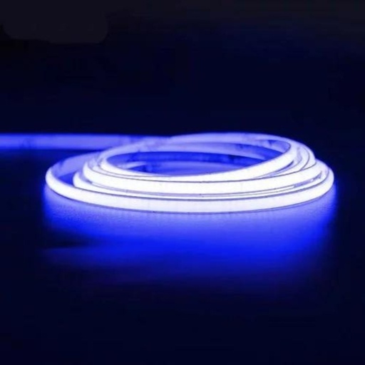 [LM-KITCOB40MBL] banda LED COB 220V, FlexiLum220, 480W 48000Lm, albastra, 40M cu alimentator inclus
