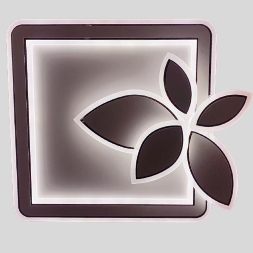 [FSL-1988] Lustra tip Led Leaf Design, cu telecomanda, 166W, alb, cu Trei modalitati de iluminare, Trei modalitati de iluminare