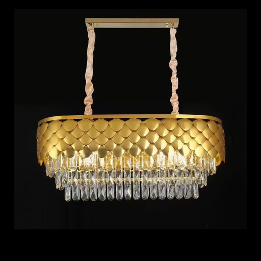 [ZGD-6031-800X300] Lustra tip Led Tip Candelabru Royal Golden, iluminat New, E14, 800x300,auriu