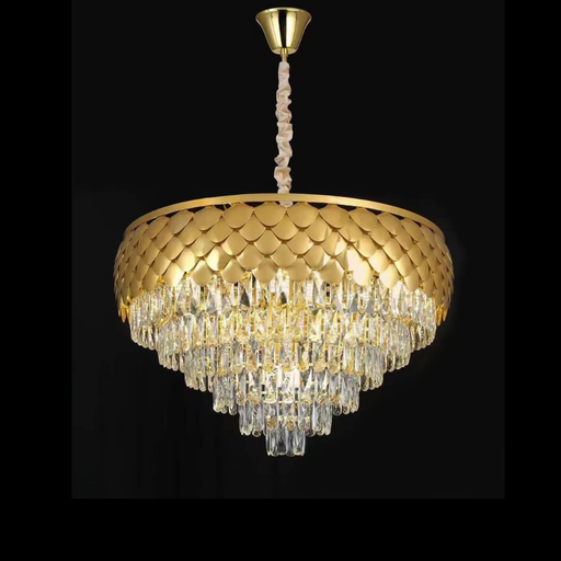 [ZGD-6031-600] Lustra tip Led Tip Candelabru Royal Golden 600, iluminat New, E14, auriu